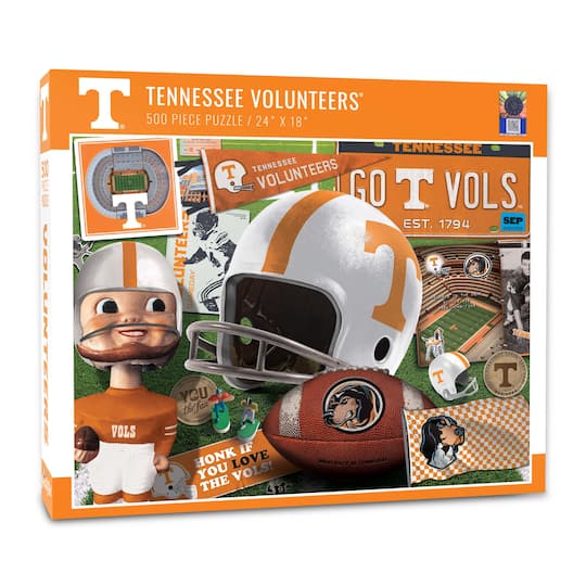 College Team Retro Series 500 Piece Puzzle By Youthefan in Tennessee Volunteers | 18" x 24" | Michaels®